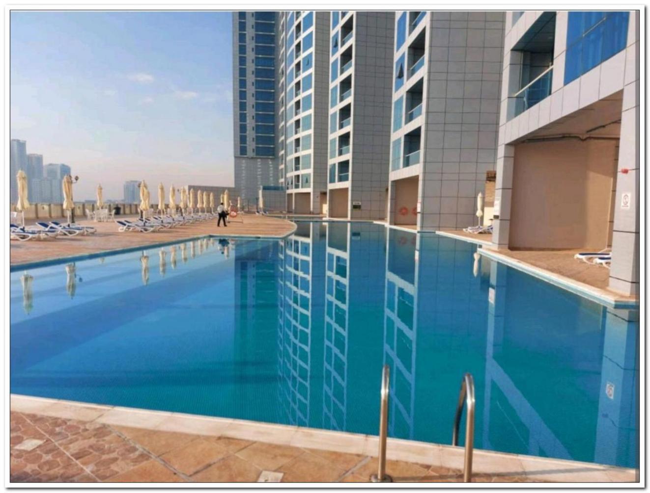 Skyline High Beach 2 Bedroom Apartment 阿吉曼 外观 照片
